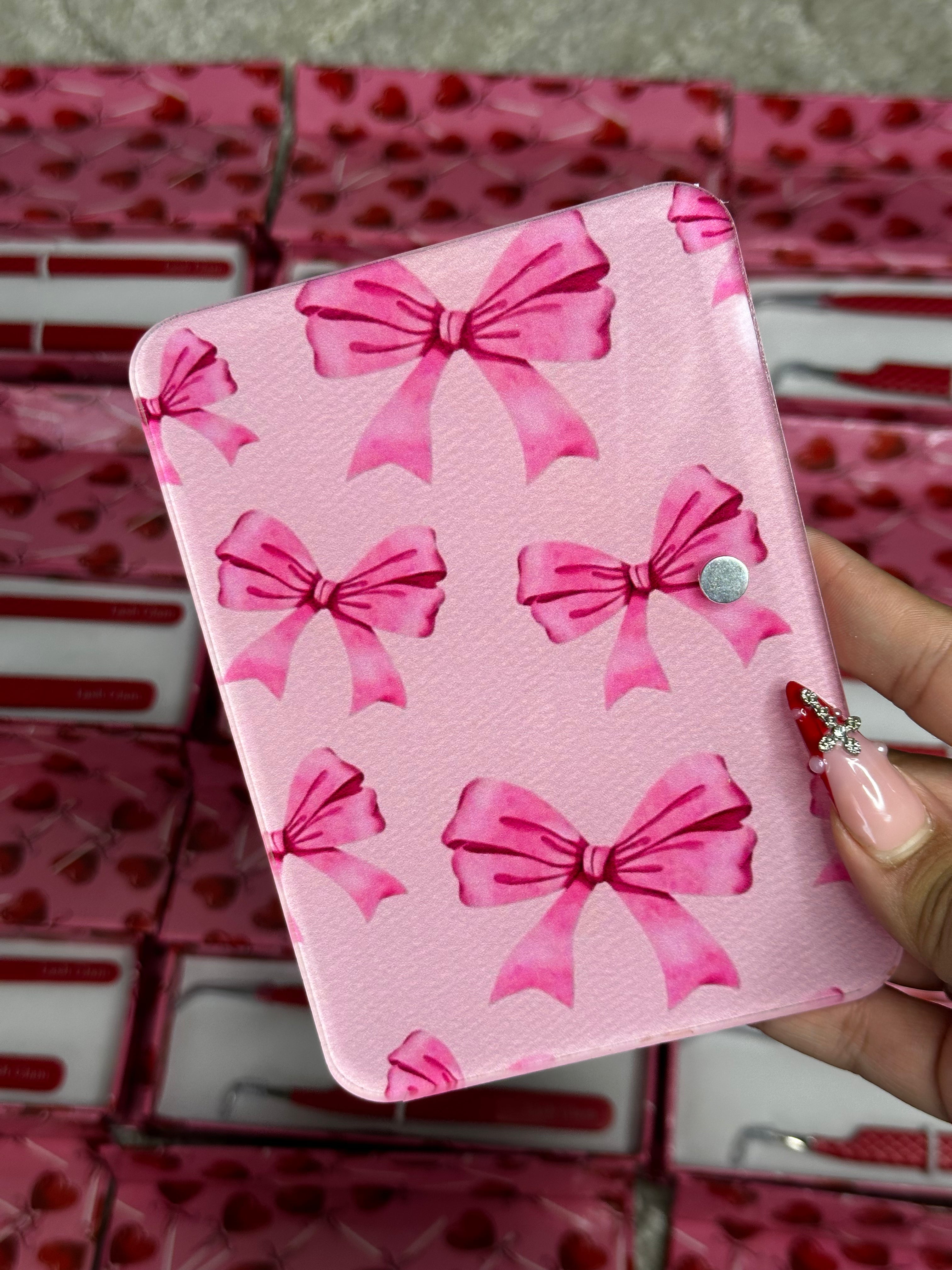 PINK BOW LASH TILE